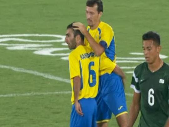 Паралимпиада: украинцы обыграли бразильцев в футбол и вышли в полуфинал турнира