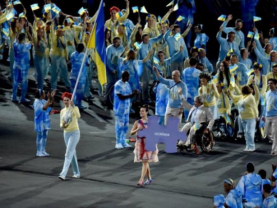 Украина сборная церемония