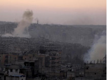 Алеппо после очередного воздушного удара