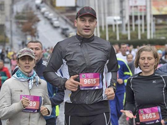 Виталий Кличко марафон