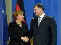 Порошенко и Меркель 