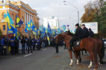 В центре Киева прошел «Марш славы героев»