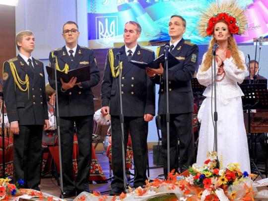 В Киеве состоялся концерт для воинов АТО и переселенцев