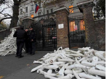 Посольство России в Лондоне обиделось на активистов организации The Syria Campaign, протестующих против действий РФ в Алеппо