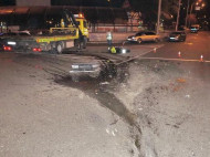 В ночном ДТП в Киеве погиб мотоциклист (фото)