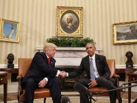 Барак Обама и Дональд Трамп