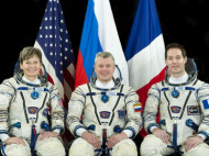 На МКС отправились американка, француз и россиянин