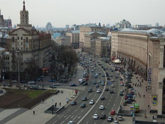 В центре Киева перекрыли ряд улиц