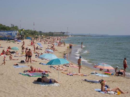 пляж в Одессе