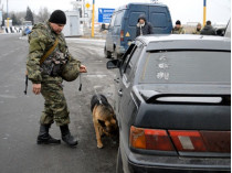 На Покровском блокпосту четверолапый полицейский обнаружил киевлянина с арсеналом оружия (фото)