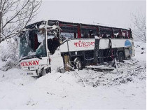 Разбившийся автобус