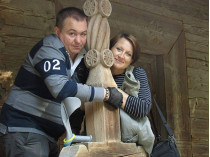 Сергей Кисель и его жена татьяна
