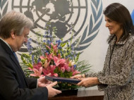 Новый постпред США при ООН Никки Хейли: "Пришло время силы"

