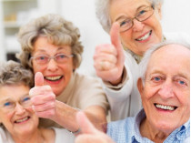 счастливые пенсионеры