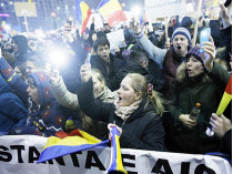 протесты в Румынии