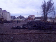 В Коломые сгорела половина палаточного городка воинской части (фото, видео)
