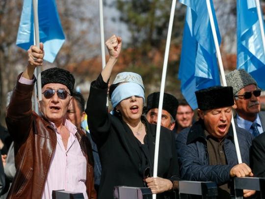 В Анкаре протестовали против оккупации Россией Крыма (фото)