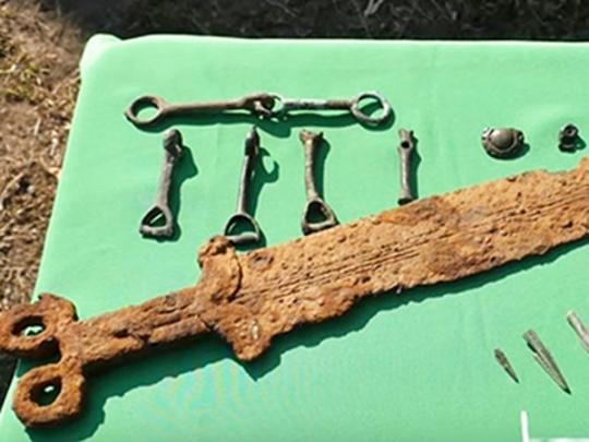 Под Славянском найден уникальный древний скифский меч, которому не менее 2500 лет (фото)