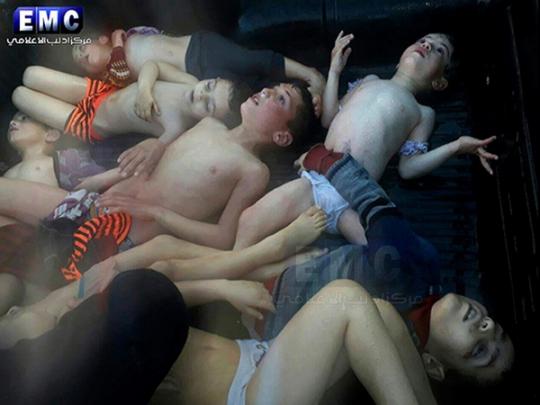 Сирия жертвы отравляющего газа