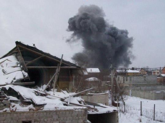 Взрыв в Донецке