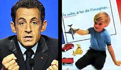 Президент франции николя саркози в детстве рекламировал стиральный порошок, чтобы помочь семье