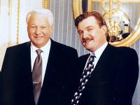 Борис Ельцин и Евгений Киселев