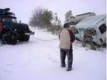 Снегопад в Украине