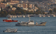 Близ пролива Босфор затонул российский разведывательный корабль "Лиман"
