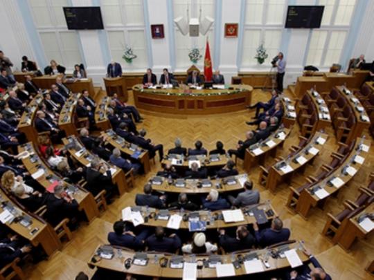 Заседание парламента Черногории