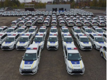 Новые гибридные Mitsubishi для полицейских поступили в Украину