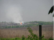 В Ровно горит мусорный полигон