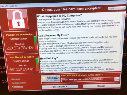 От кибератаки WannaCry пострадали 200 тыс. пользователей по всему миру