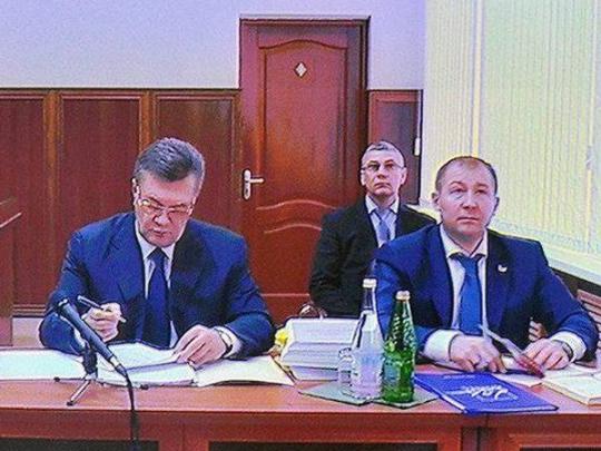 Виктор Янукович в ростовском суде