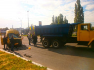 На Днепропетровщине переполненная маршрутка протаранила грузовик (видео)