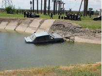 Утонуло авто