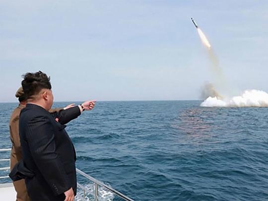 Запуск ракет в Северной Корее
