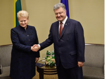 Порошенко проводит переговоры с президентом Литвы (трансляция)