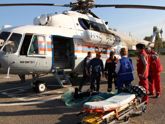 Вертолет спасателей России