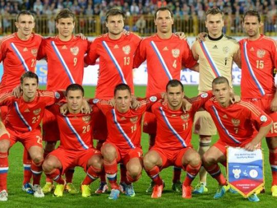 Сборная РФ по футболу 2014 года