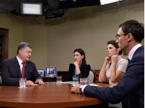Петр Порошенко с журналистами