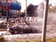 В Соломенском районе Киева взорвался автомобиль, водитель погиб (фото, обновлено)