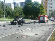 Вследствие подрыва автомобиля в Киеве пострадала 27-летняя женщина