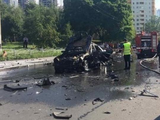 В МВД рассказали о мощности взрывчатки в машине полковника Шаповала 