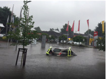 Сильнейший ливень вызвал наводнение в Берлине (видео) 
