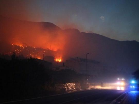 Популярные курорты Адриатики страдают от лесных пожаров