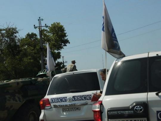 Боевики не пропустили патруль ОБСЕ в Новоазовск
