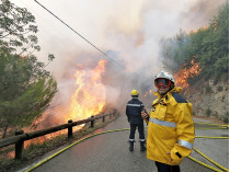 лесные пожары во Франции