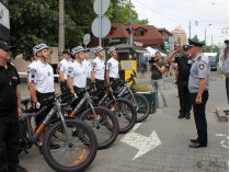 В Одессе приступил к несению службы полицейский велопатруль (фото)