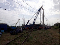 В Днепропетровской области сошел с рельсов поезд (фото)