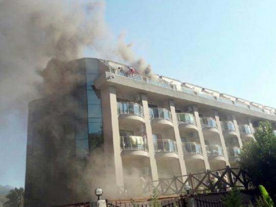Пожар в отеле